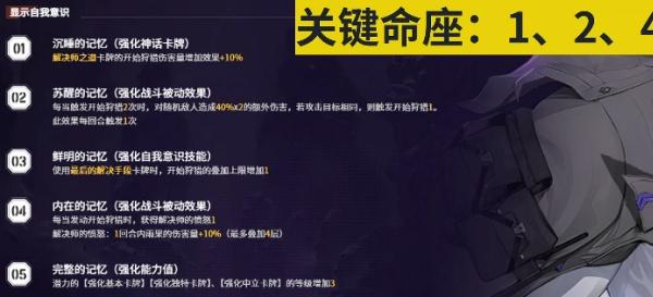 卡厄思梦境五星通用命座系统怎么样 卡厄思梦境五星通用命座系统怎么样