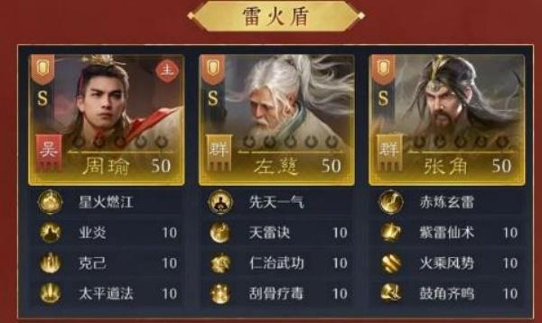 九牧之野雷火盾阵容怎么搭配