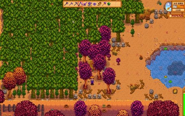 星露谷物语怎么建造小树林