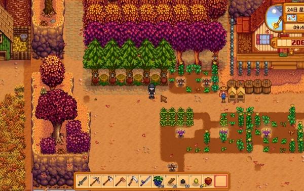 星露谷物语怎么建造小树林