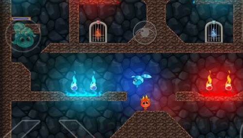 森林冰火人4双人版第三关怎么过