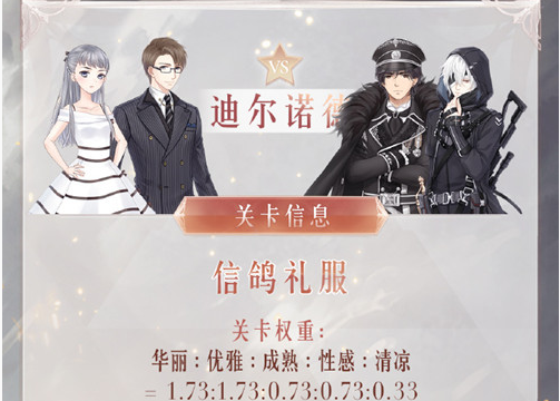 奇迹暖暖白银战歌迪尔诺德信鸽礼服怎么搭配_迪尔诺德信鸽礼服高分搭配攻略