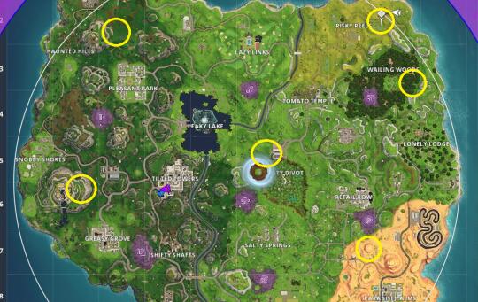 堡垒之夜第六赛季第四周打靶场在哪_射击场坐标位置一览