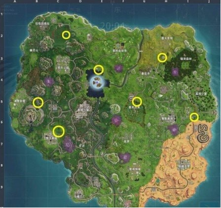 堡垒之夜第六赛季第五周火圈在哪_堡垒之夜火圈位置一览