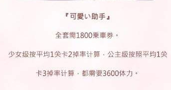 奇迹暖暖浪漫纪行套装需要多少体力_浪漫纪行套装消耗计算