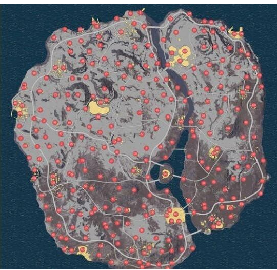 绝地求生雪地地图哪里资源多_绝地求生雪地地图物资分布