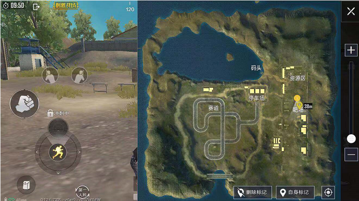 刺激战场训练场手雷在哪_训练场手雷位置