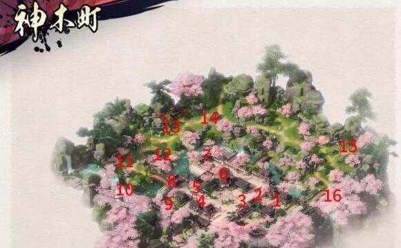 侍魂胧月传说神木町寻宝在哪_神木藏宝地点大全