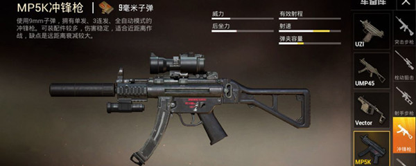 和平精英PP19和MP5K哪个好_PP19和MP5K对比分析