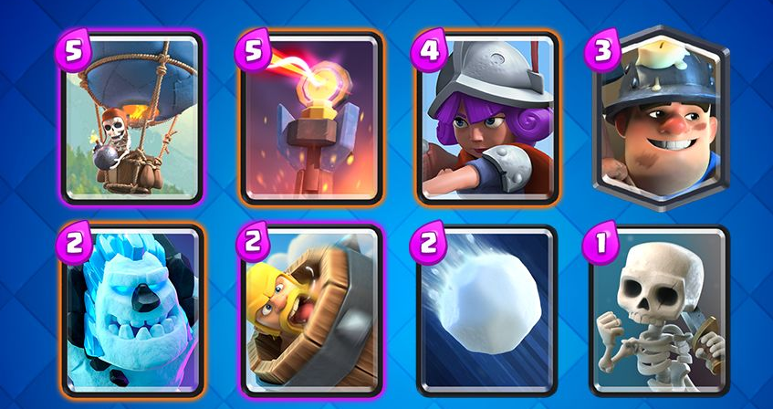 皇室战争矿工气球怎么玩_皇室战争矿工气球卡组攻略