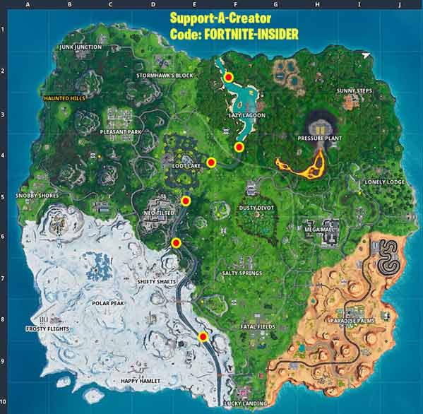 堡垒之夜在河道边发射烟花怎么完成_堡垒之夜烟花位置一览