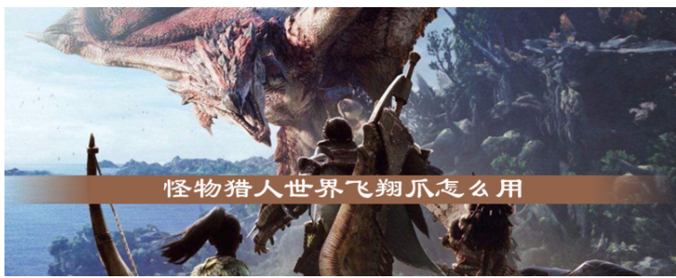 怪物猎人世界飞翔爪怎么用_怪物猎人世界飞翔爪使用方法