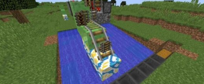 我的世界手游自动铁轨机怎么做_铁轨生产机器制作方法