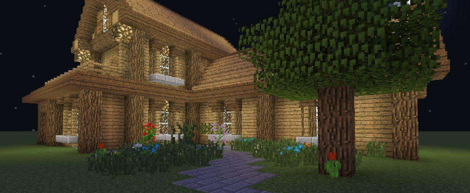 我的世界生存精致小屋怎么做_我的世界精致生存小屋教程