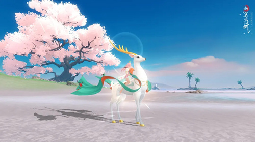 新笑傲江湖新坐骑白帝子怎么样_白帝子皮肤赏析