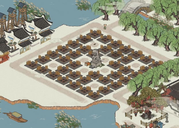 江南百景图苏州最强刷钱布局是什么_苏州40井完美布局攻略