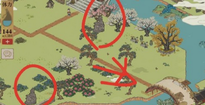 江南百景图桃花村铲子位置在哪_桃花村铲子位置分享