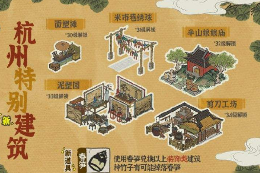 江南百景图杭州奇观修复需要多少资源_杭州全部奇观修复所需材料一览