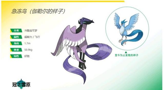 口袋妖怪剑盾伽勒尔急冻鸟怎么配招_宝可梦剑盾伽勒尔急冻鸟配招推荐