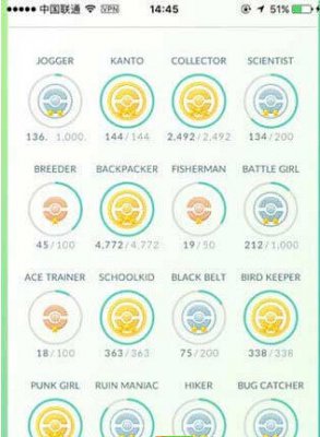 《pokemon go》金勋章怎么获取 所有金勋章获取方法