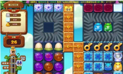 开心消消乐第1403关怎么过_开心消消乐第1403关图文攻略