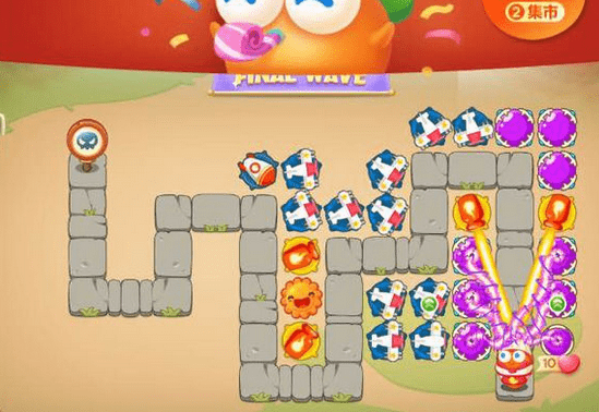 《保卫萝卜3》集市54关金萝卜全清心得攻略