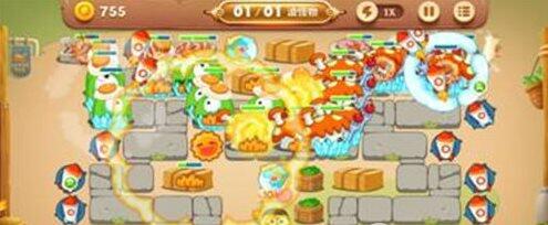 《保卫萝卜3》集市5关怎么过 集市第5关金萝卜通关攻略