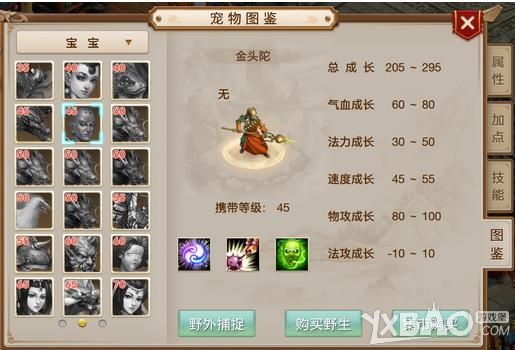 《问道手游》金头陀图鉴
