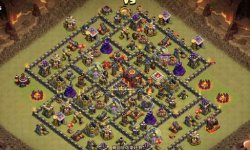 部落冲突5闪5狗25球破满十菊花阵图文攻略