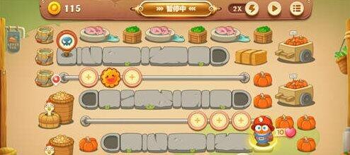 《保卫萝卜3》集市2关攻略 集市第2关金萝卜道具全清