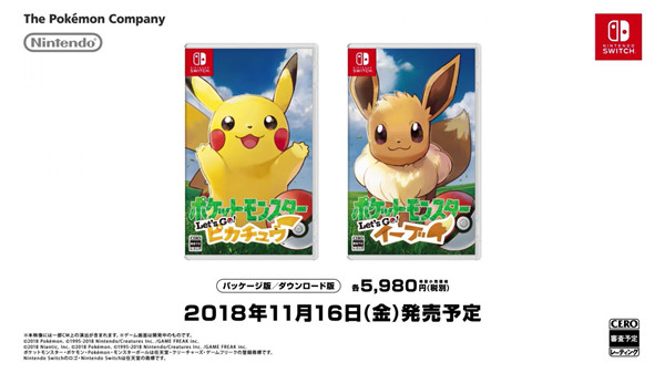 《精灵宝可梦Let's GO 皮卡丘/伊布》(Pokemon: Let's Go Pikachu and Eevee)