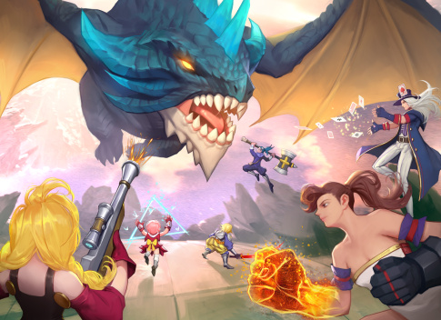 MMORPG动作手游《勇者荣耀》今日开启删档测试