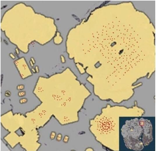绝地求生雪地地图哪里资源多_绝地求生雪地地图物资分布