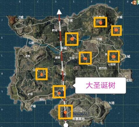 刺激战场海岛地图圣诞树在哪_海岛地图圣诞树的位置 刺激战场海岛地图圣诞树在哪_海岛地图圣诞树的位置