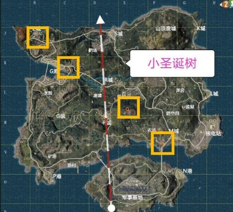 刺激战场海岛地图圣诞树在哪_海岛地图圣诞树的位置 刺激战场海岛地图圣诞树在哪_海岛地图圣诞树的位置