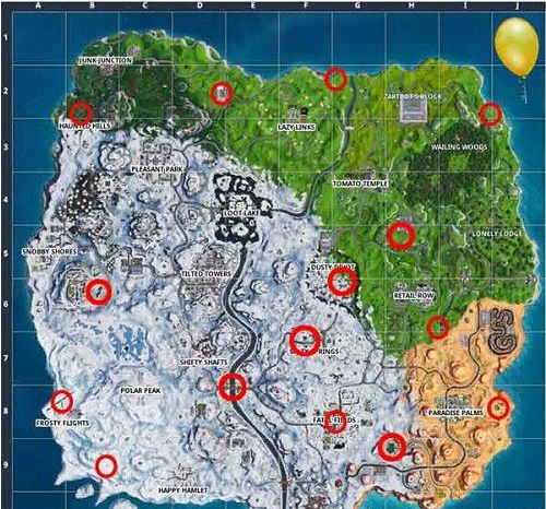 堡垒之夜金气球在哪_堡垒之夜金气球刷新点