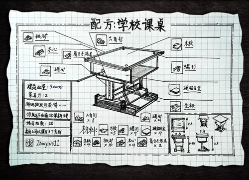 明日之后手绘课桌配方是什么_手绘课桌配方介绍