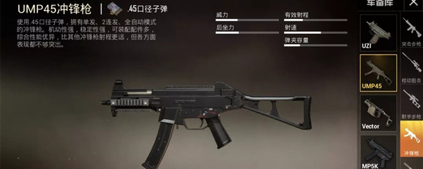和平精英UMP45配件选什么