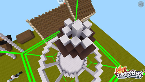 迷你世界迷你雨伞架建造教程
