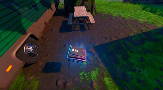 堡垒之夜14号芯片在哪里