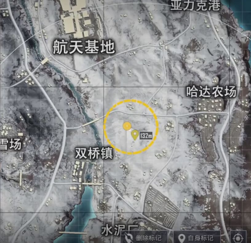 和平精英雪地山洞在哪