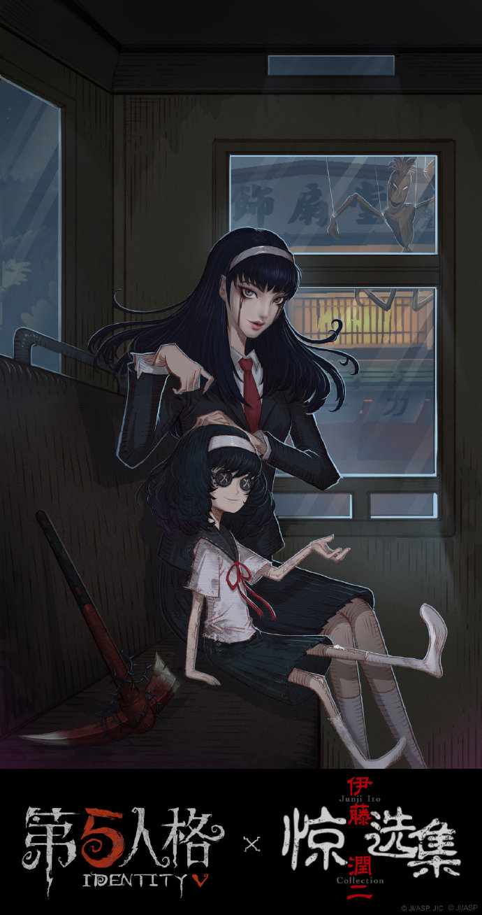 第五人格金皮校服富江即将上线_伊藤润二第三弹联动梦之女巫稀世皮肤欣赏