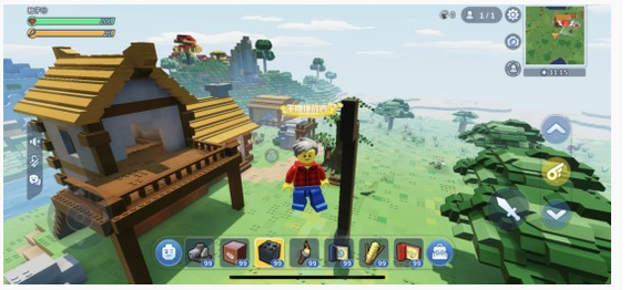 乐高无限生存创造模式怎么设置