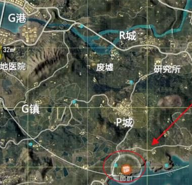 和平精英空袭定位仪在哪