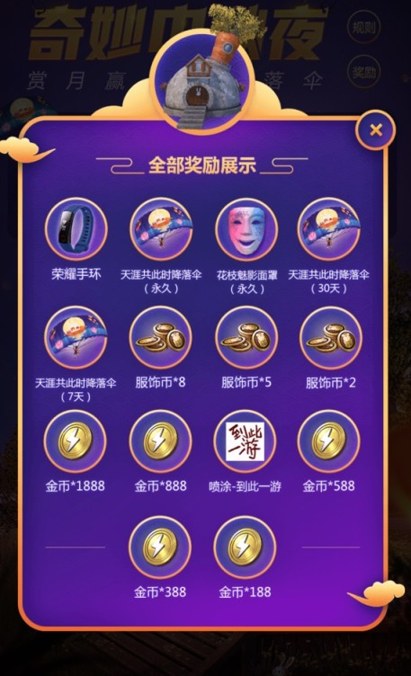 和平精英奇妙中秋夜活动怎么玩_和平精英永久天涯共此时降落伞攻略