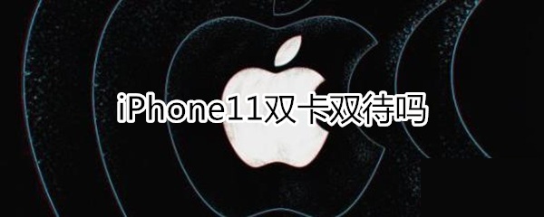 iPhone11双卡双待吗_iPhone11支持双卡介绍