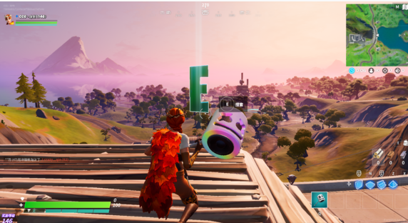 堡垒之夜字母E在哪