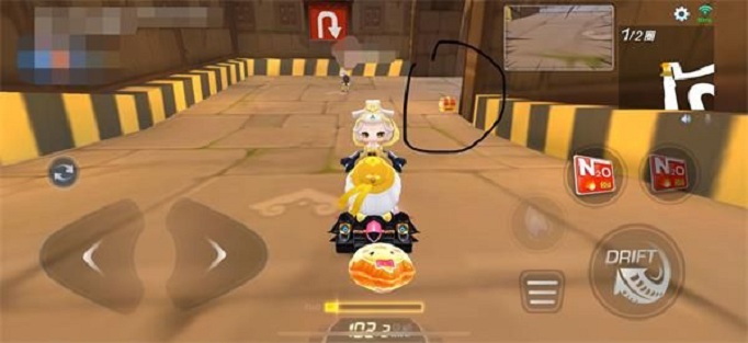 跑跑卡丁车手游城墙的墩堡内宝藏在哪