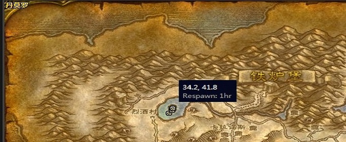 魔兽世界怀旧服狂暴的冬狼位置