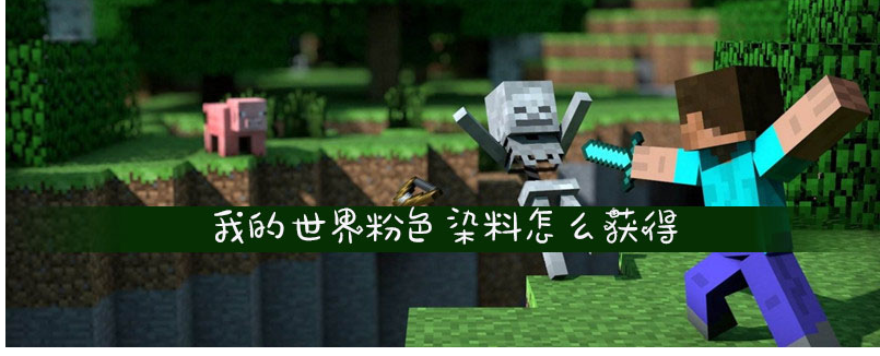 我的世界获得粉色染料的方法_http://www.abetid.com_游戏攻略_第1张